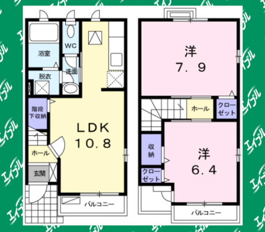 間取図 カルバンラゴ
