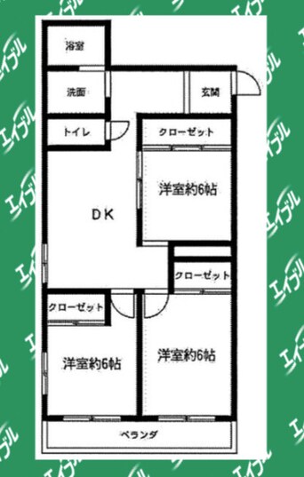 間取図 第3フクマルビル