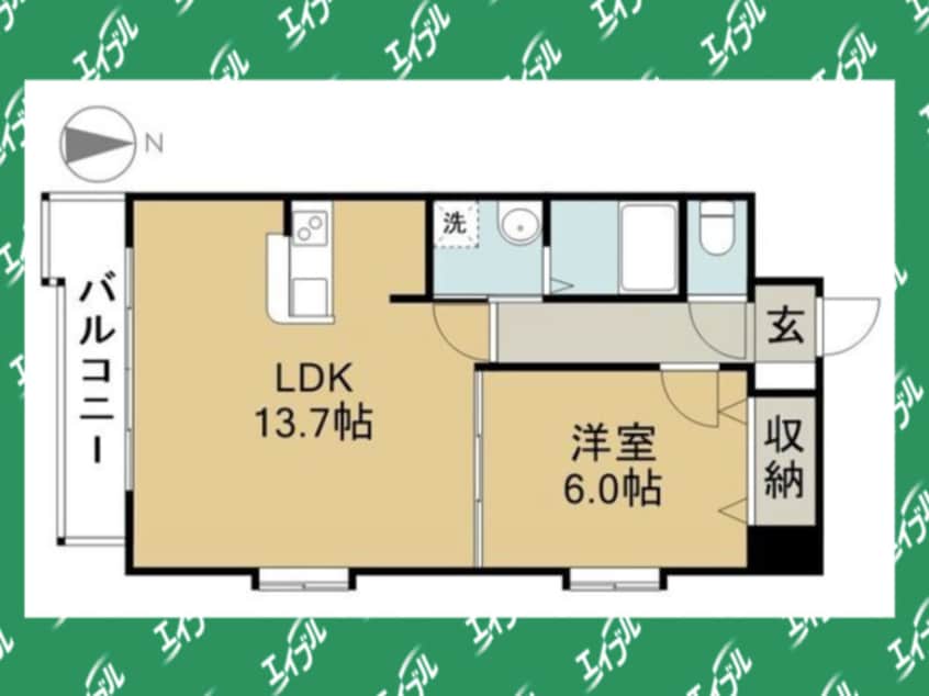 間取図 セントラルコート千代田