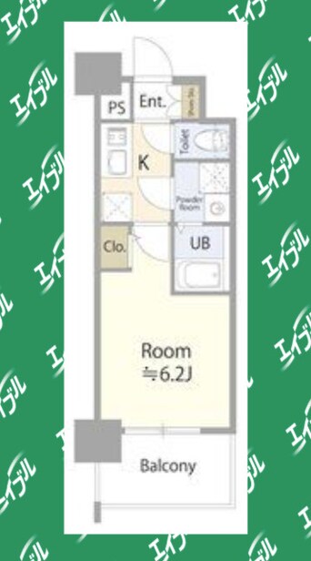 間取図 エスリード上前津LIVIA