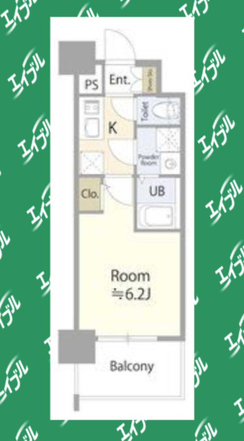 間取図 エスリード上前津LIVIA