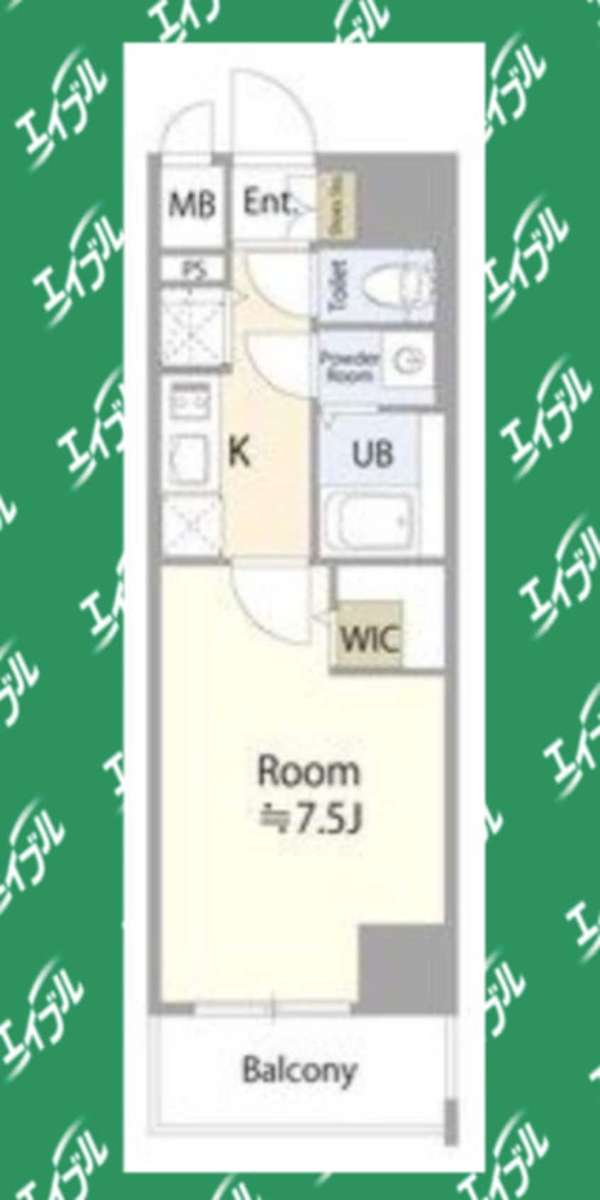 間取図 エスリード上前津LIVIA