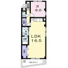 ライフピア野並 1LDKの間取り