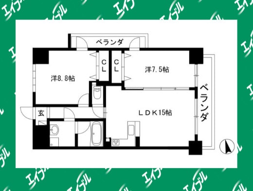 間取り図 Alba Grande 千種