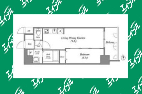 間取り図 アドバンス名古屋アウリィ