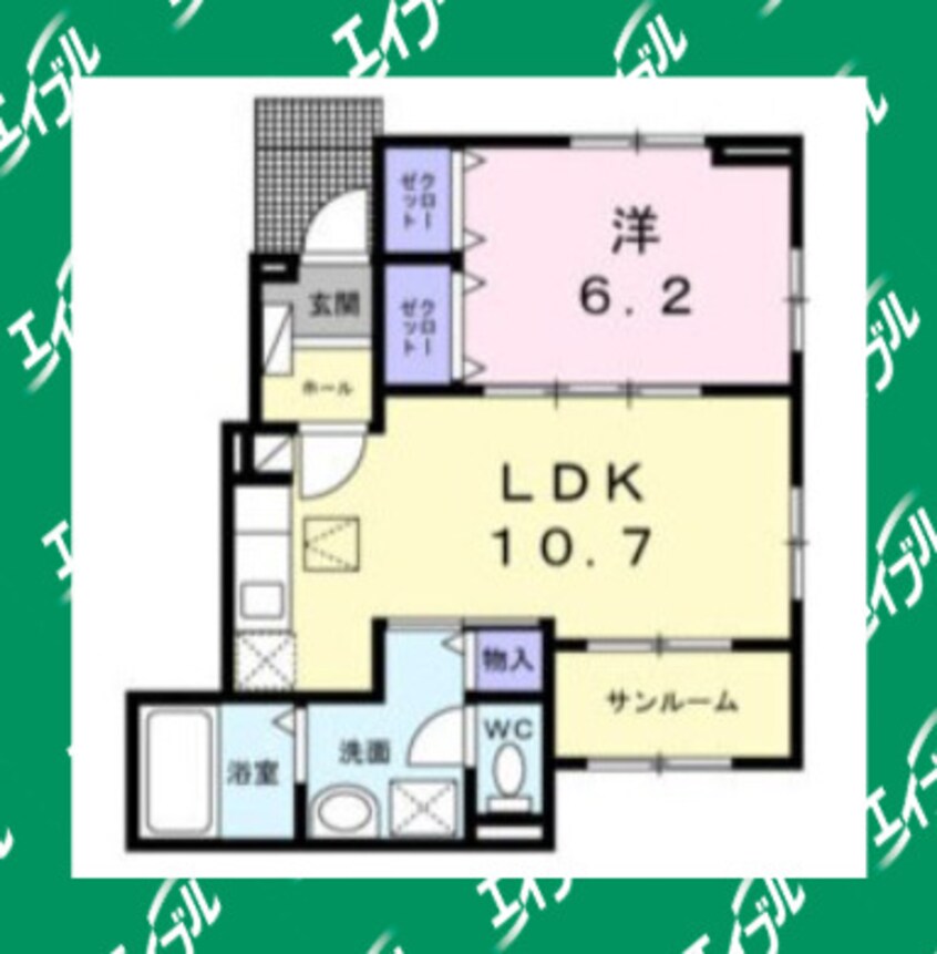 間取図 Ｌａｚｏｓ