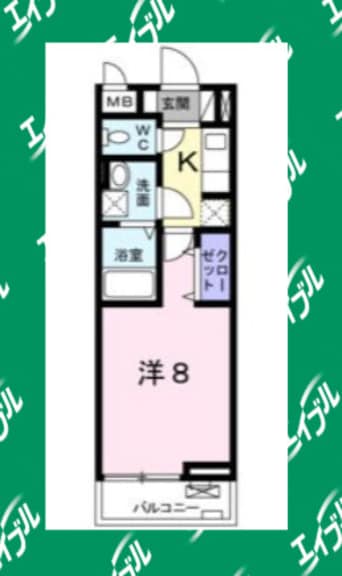 間取図 パセオ　ヴェルデ
