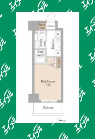 間取り図 ルネフラッツ黒川Ⅱ