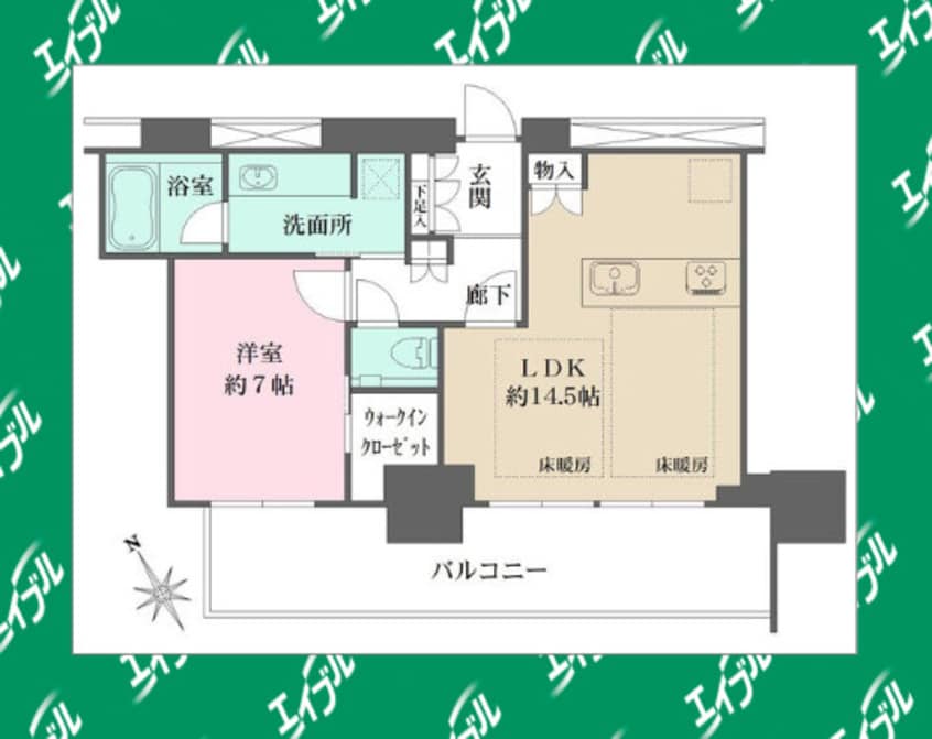 間取図 グランドメゾンThe池下ガーデンタワー