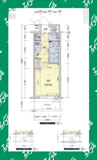間取り図 プレサンス名古屋STATIONルミアス