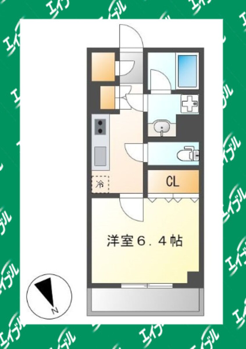 間取図 オープンレジデンシア名古屋駅THE COURT