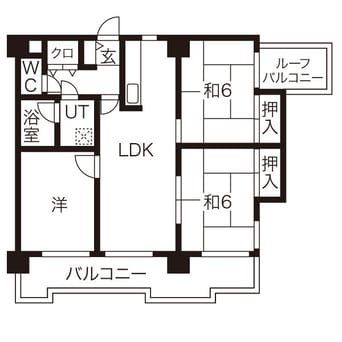 間取図 名古屋市営地下鉄東山線/上社駅 徒歩9分 5階 築37年