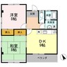 セラヴィ 2DKの間取り