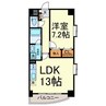 ラ・カンパネーラ 1LDKの間取り