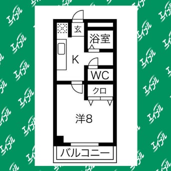 間取図 名鉄名古屋本線/前後駅 徒歩31分 4階 築29年