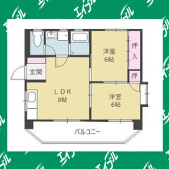 間取図 名古屋市営地下鉄東山線/本郷駅 徒歩12分 2階 築36年