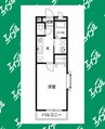 アンプルール リーブルクロワール 1Kの間取り