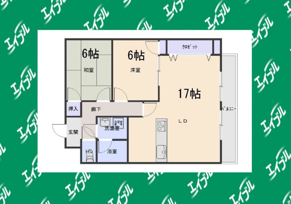 間取り図 サニーハイツ林