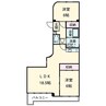 牧の原ハイツ 2LDKの間取り
