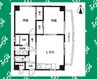 ルミエール塩釜 2LDKの間取り