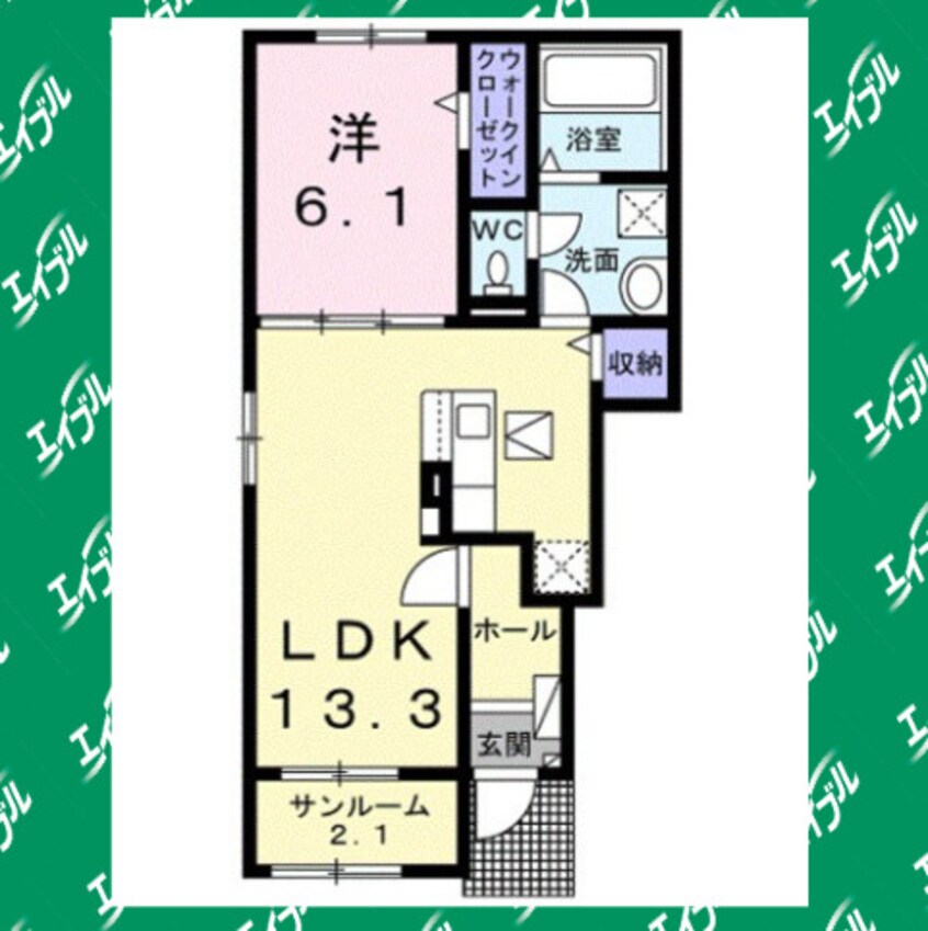 間取図 ネオ　エルブ　Ⅰ