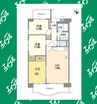 スカイハイツ平針 3LDKの間取り