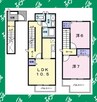ａｒｅ－ｃｎ－ｃｉｅｌ 2LDKの間取り
