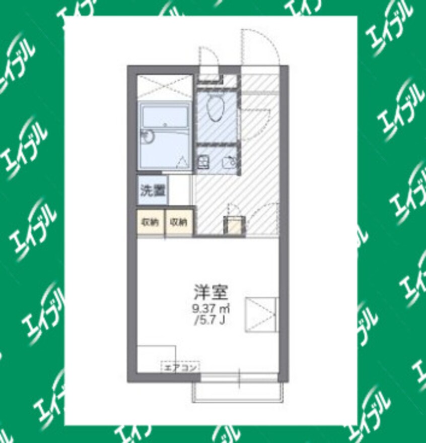 間取図 レオパレスドミール