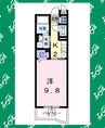 サンスクエア 1Kの間取り