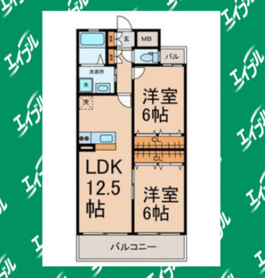 間取図 FRESCO　SECOND(南棟)