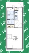 レオパレスＷｉｎｇＣｏｕｒｔ 1Kの間取り
