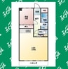 ドミール藤治 2LDKの間取り