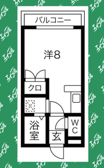 間取図 名古屋市営地下鉄名城線/瑞穂運動場東駅 徒歩7分 6階 築30年