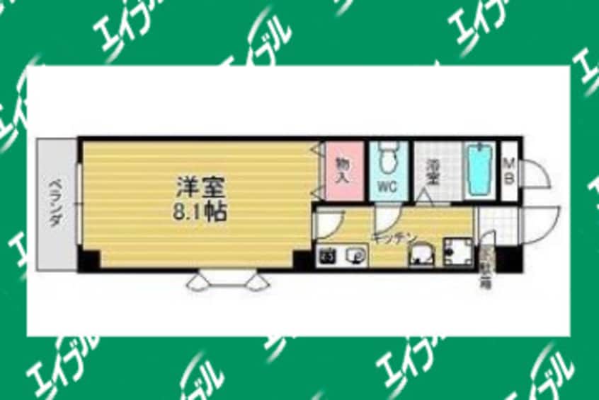 間取図 名古屋市営地下鉄桜通線/鳴子北駅 徒歩12分 3階 築21年