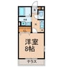 レネット桜台 1Kの間取り