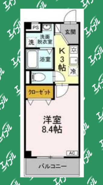 間取図 名古屋市営地下鉄桜通線/桜山駅 徒歩17分 1階 築16年