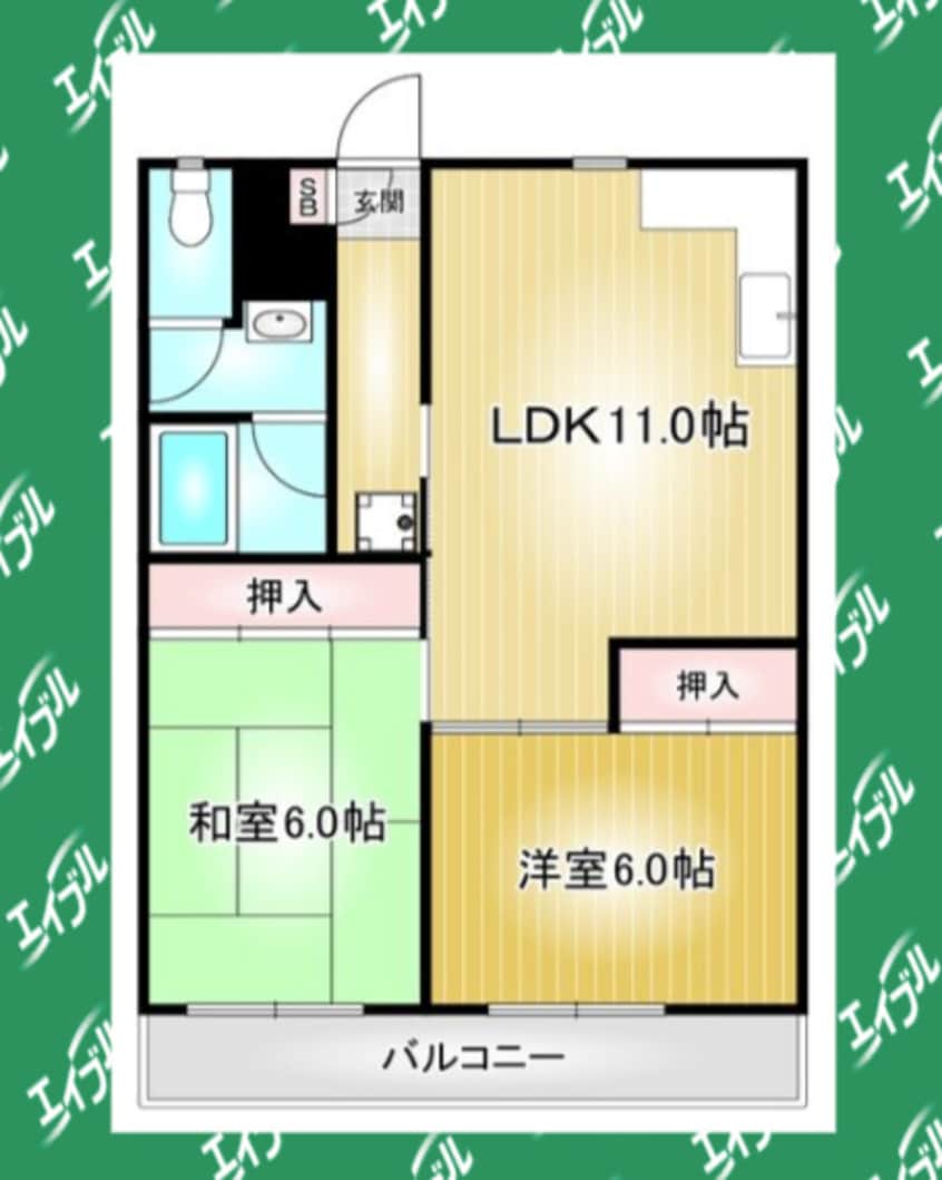 間取図 関谷ハイツ