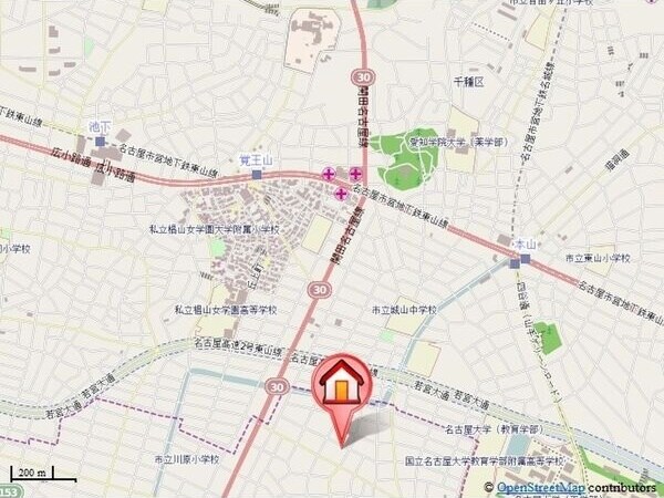  名古屋市営地下鉄名城線/名古屋大学駅 徒歩14分 2階 築37年