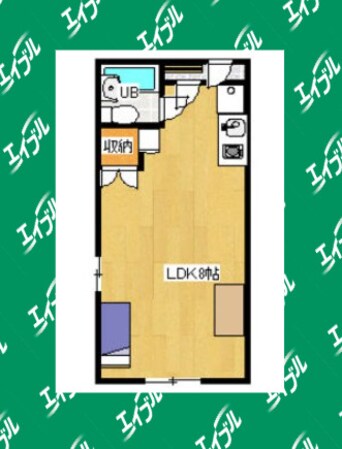 間取図 名古屋市営地下鉄鶴舞線/いりなか駅 徒歩9分 1階 築40年