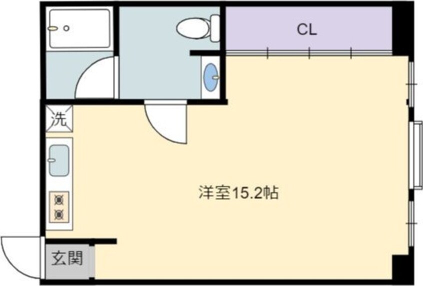 間取図 名古屋市営地下鉄鶴舞線/大須観音駅 徒歩7分 5階 築39年
