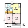 名鉄常滑線・空港線/新舞子駅 徒歩10分 1階 築32年 2DKの間取り