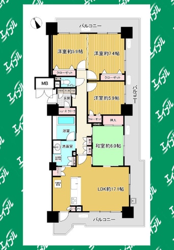 間取図 アルバックス蒲郡ステーションタワー