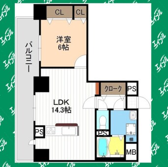 間取図 ベルデュールⅢ