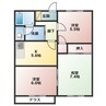 名鉄名古屋本線/前後駅 徒歩26分 1階 築34年 3DKの間取り