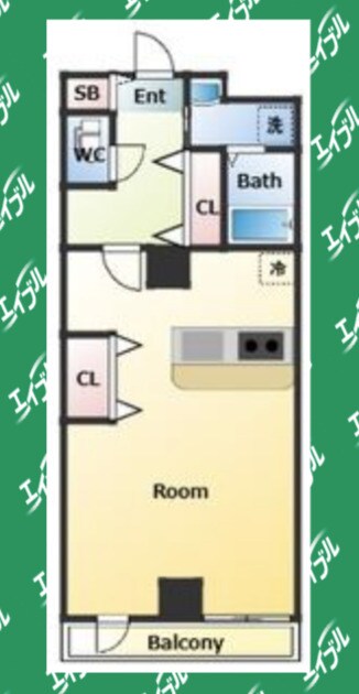 間取り図 メゾンドール栄