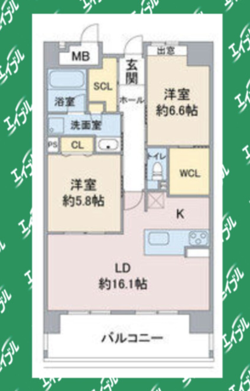 間取図 Ｅｐｏｃｈ　ＩＫＡＩ