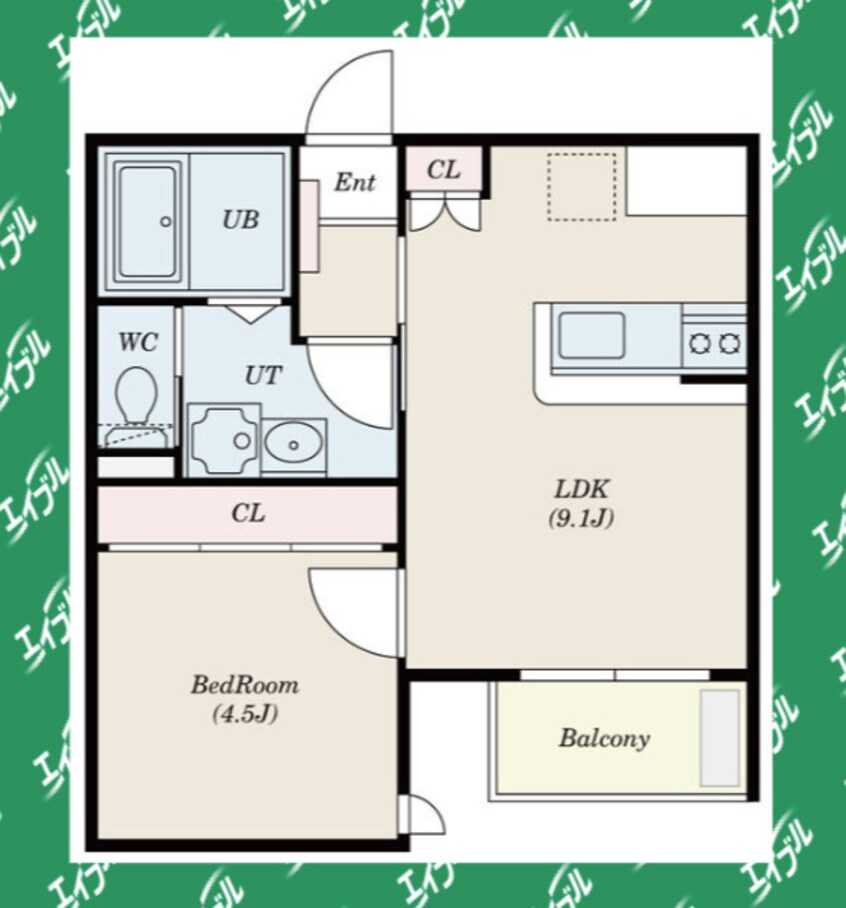 間取図 フローネル六番町