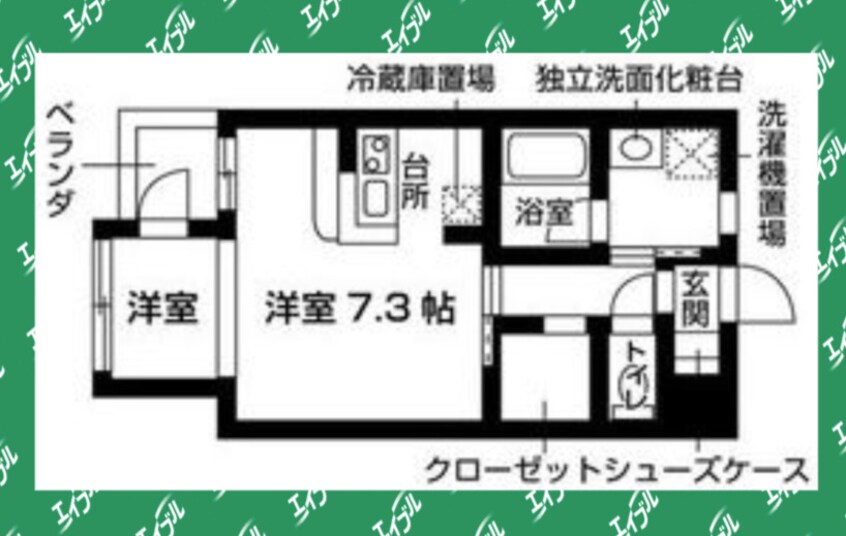 間取図 エスト日比野