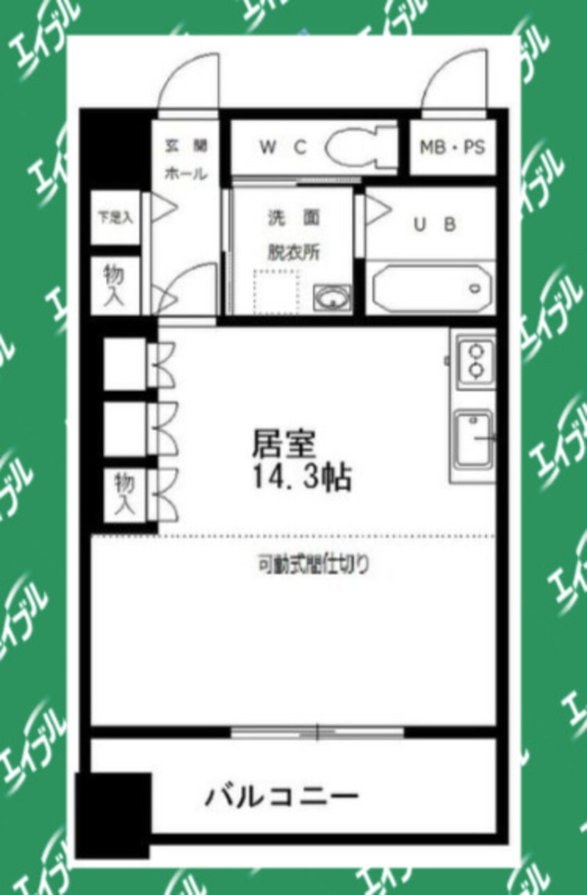 間取図 ゴールドヒルズ渡辺