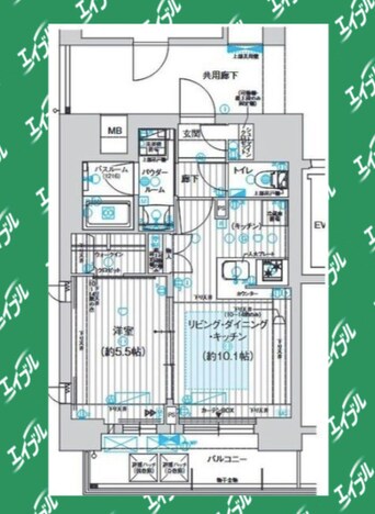 間取図 プレサンスレイズ金山アクス